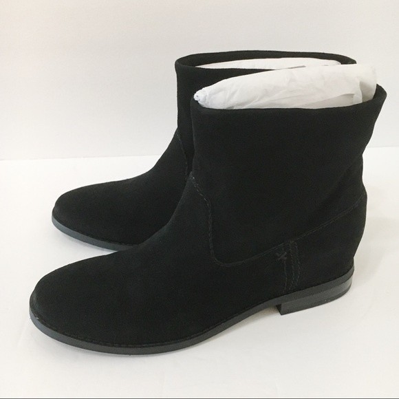 NEW Splendid Womens Size 8 Lewis Black Suede Leather Ankle Boots Booties Shoes - Picture 4 of 8